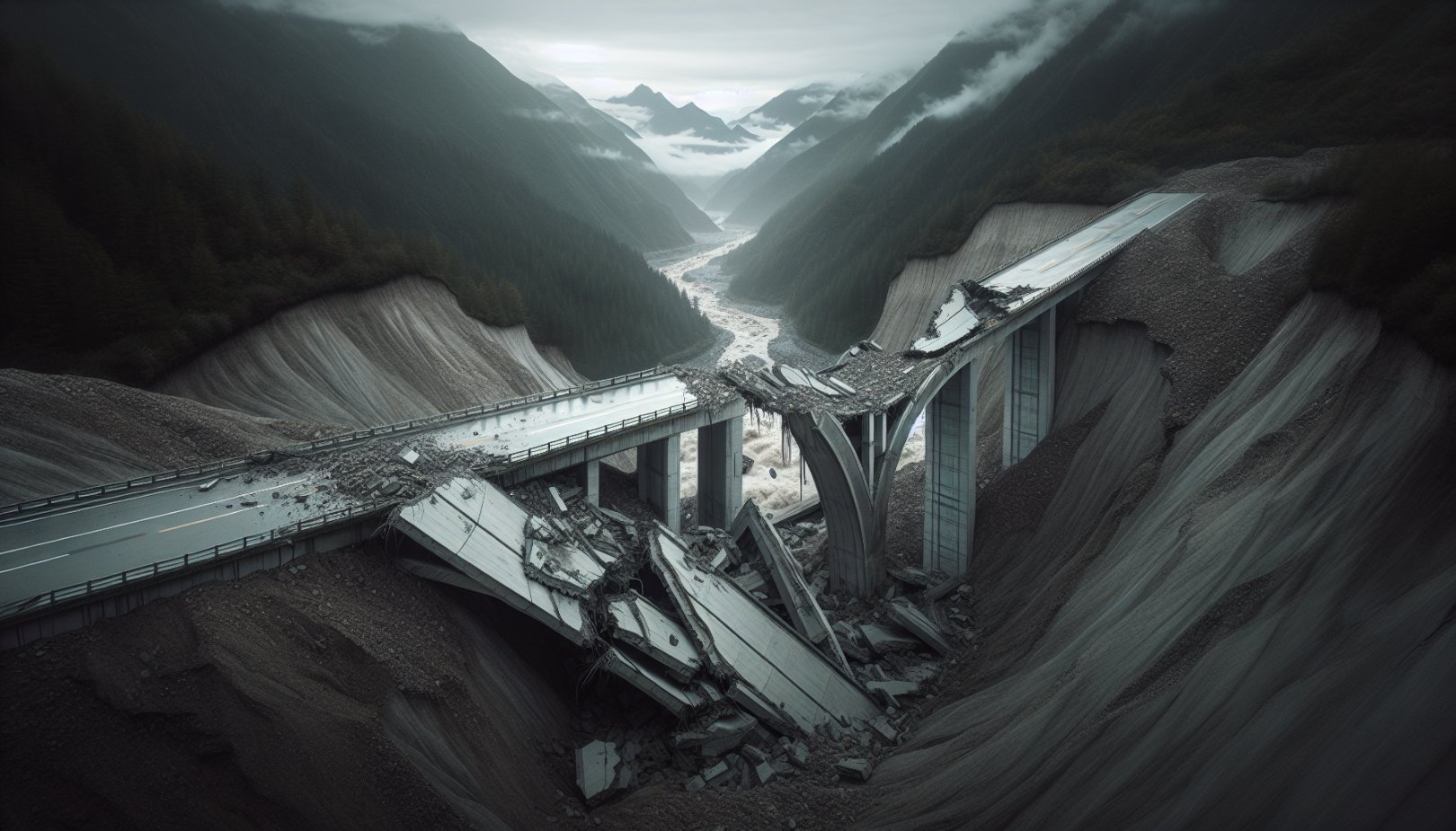 Hongqi-broen kollapset etter 10 måneder – stengt i tide, ingen skadet