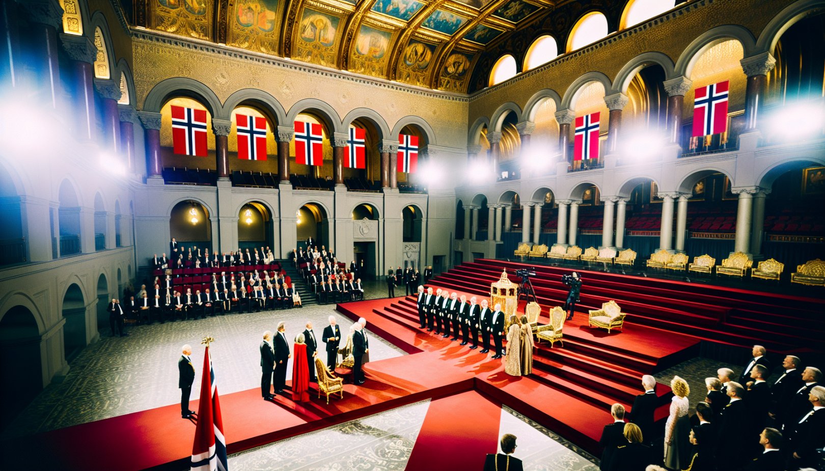 Prinsesse Ingrid A. deltar på sin første Nobelpris-seremoni i Oslo